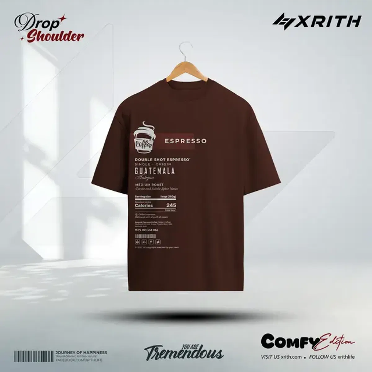 Comfy Edition Drop-Shoulder Espresso - Image 1