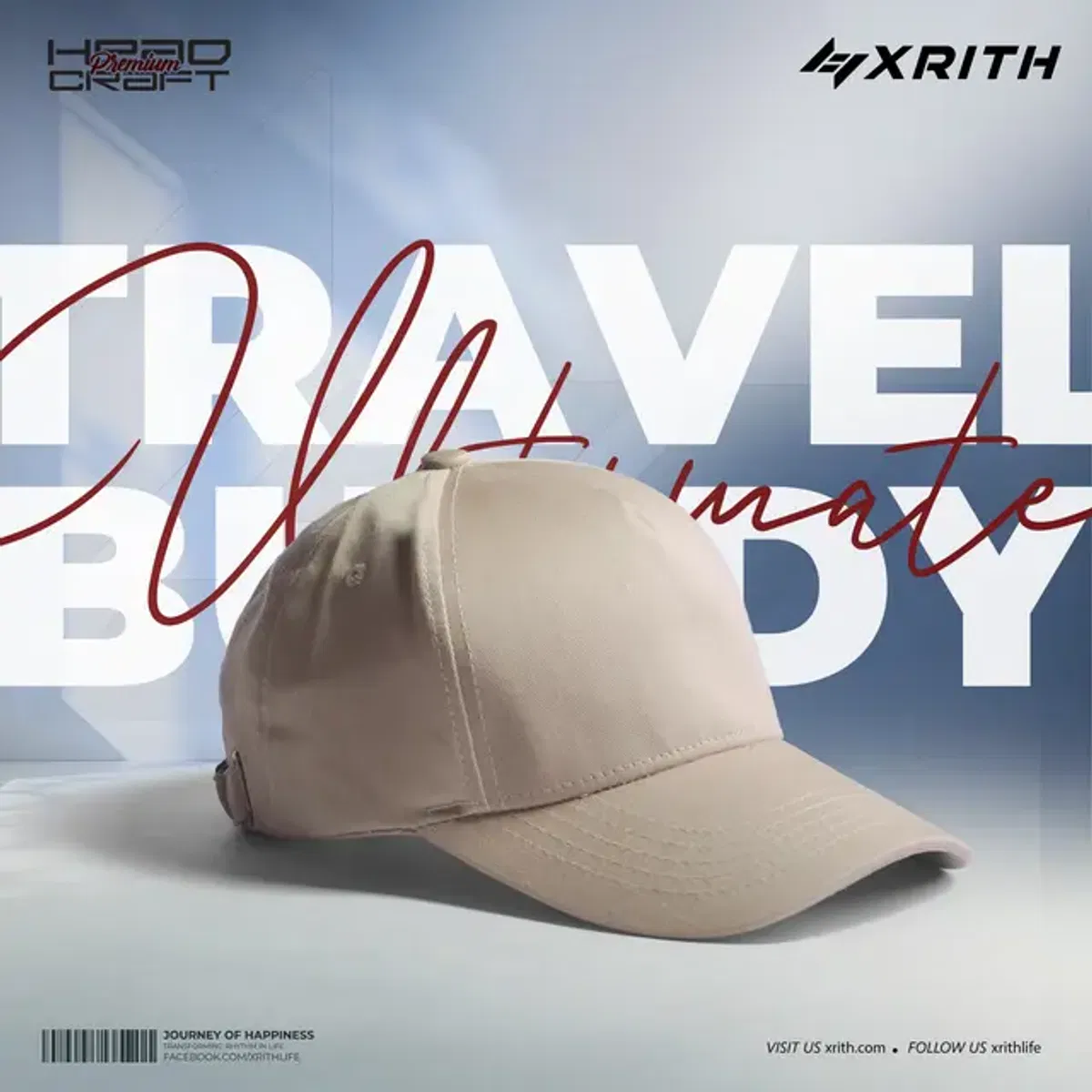 Xrith Premium Headcraft Basic Cream Cap - Image 1