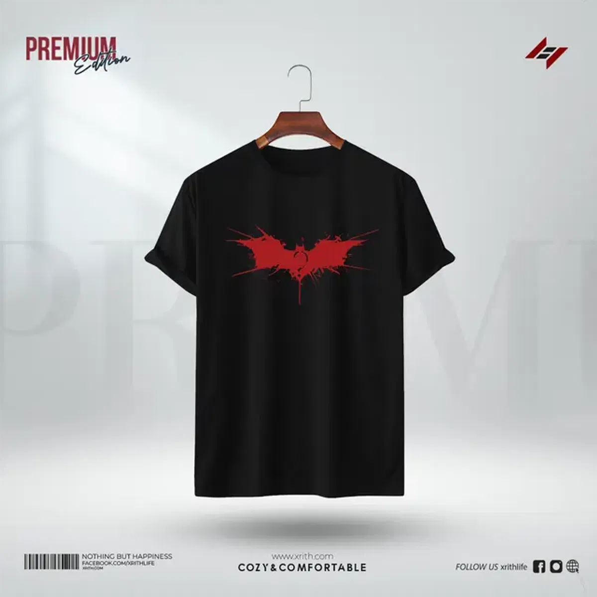 Premium Printed T-Shirt-Batman - Image 1