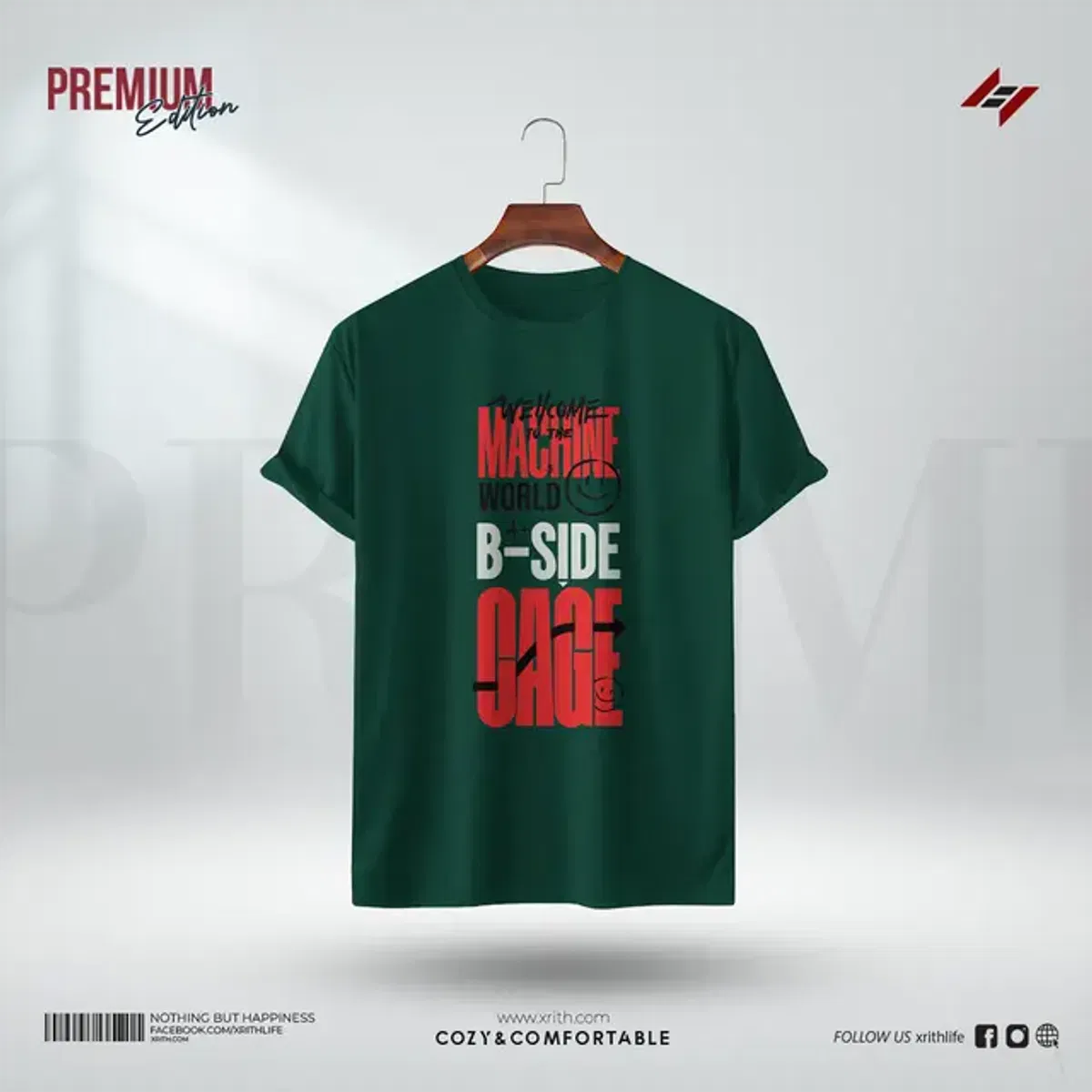 Premium Printed T-Shirt - Iron Logic - Image 1