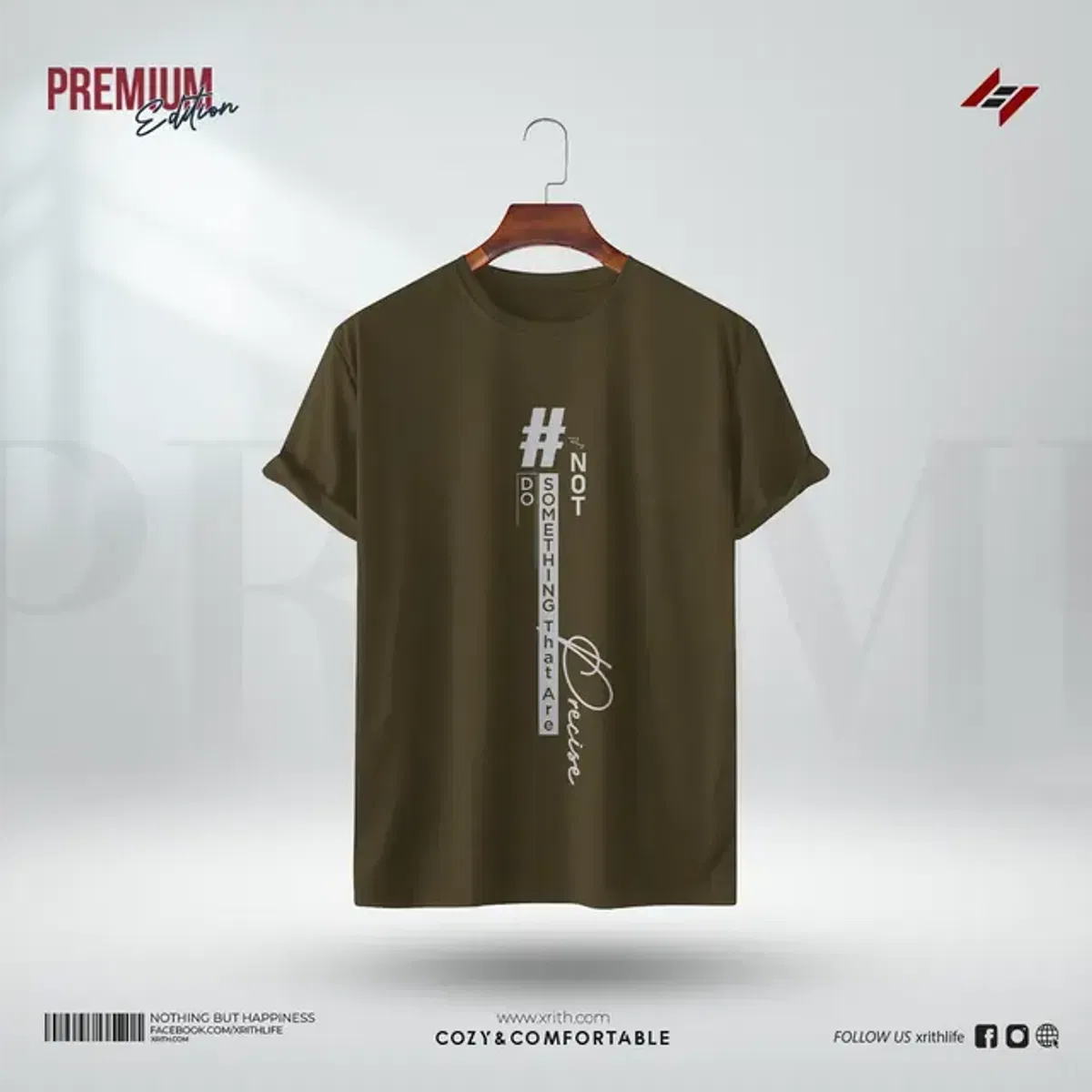 Premium Printed T-Shirt - Precise - Image 1