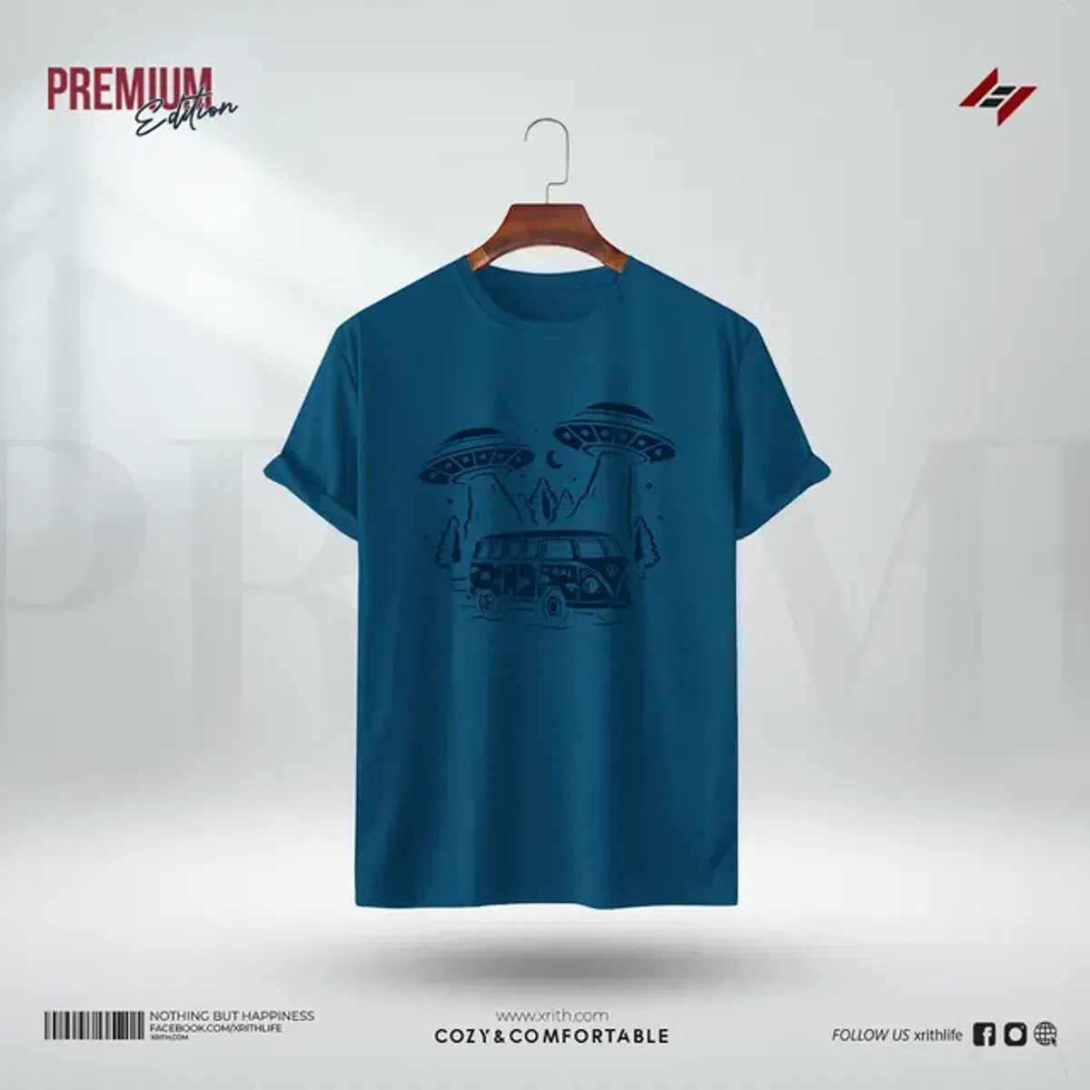 Premium Printed T-Shirt - Zero Gravity - Image 1