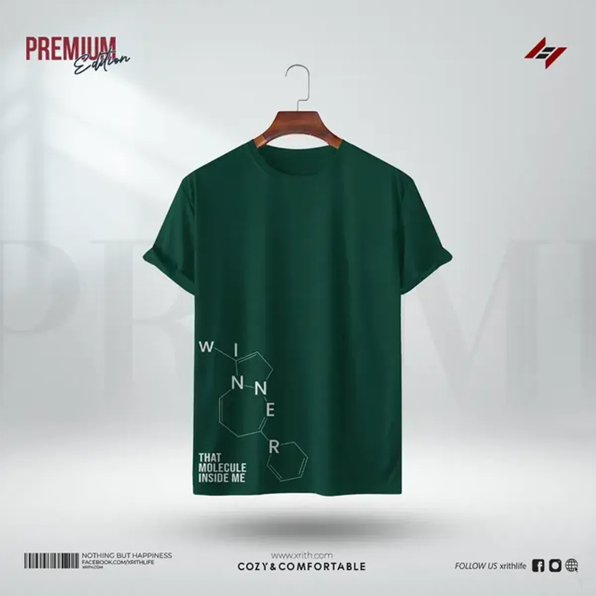 Premium Printed T-Shirt - Winner's DNA - Image 1