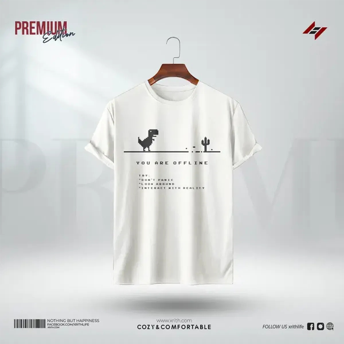 Premium Printed T-Shirt - Offline - Image 1