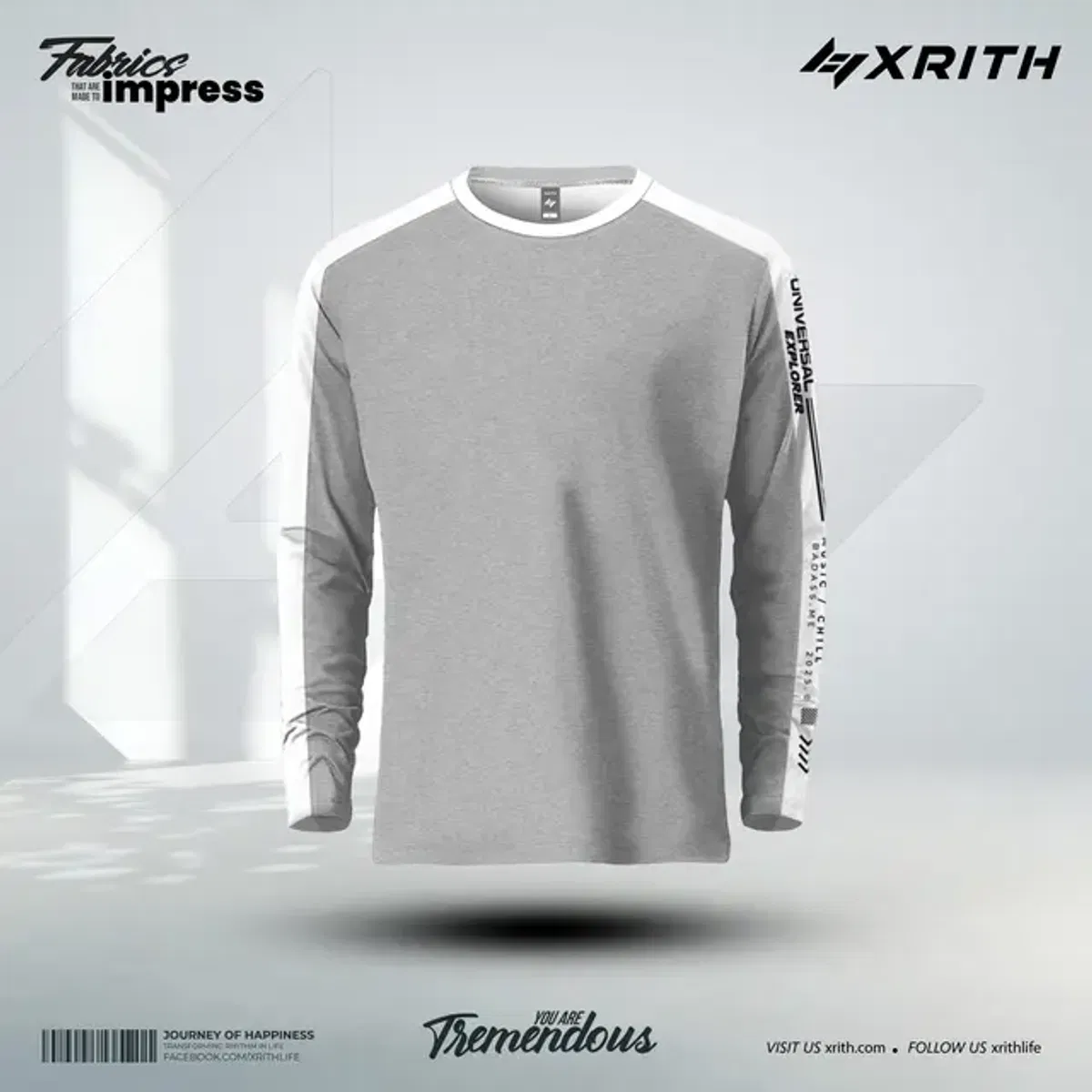 Premium full-sleeve t-shirt universal explorer - Image 1