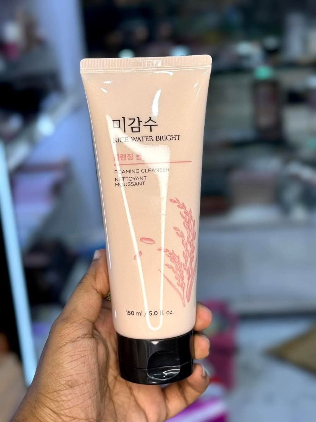 rice water bright face wash 150 ml - Image 1