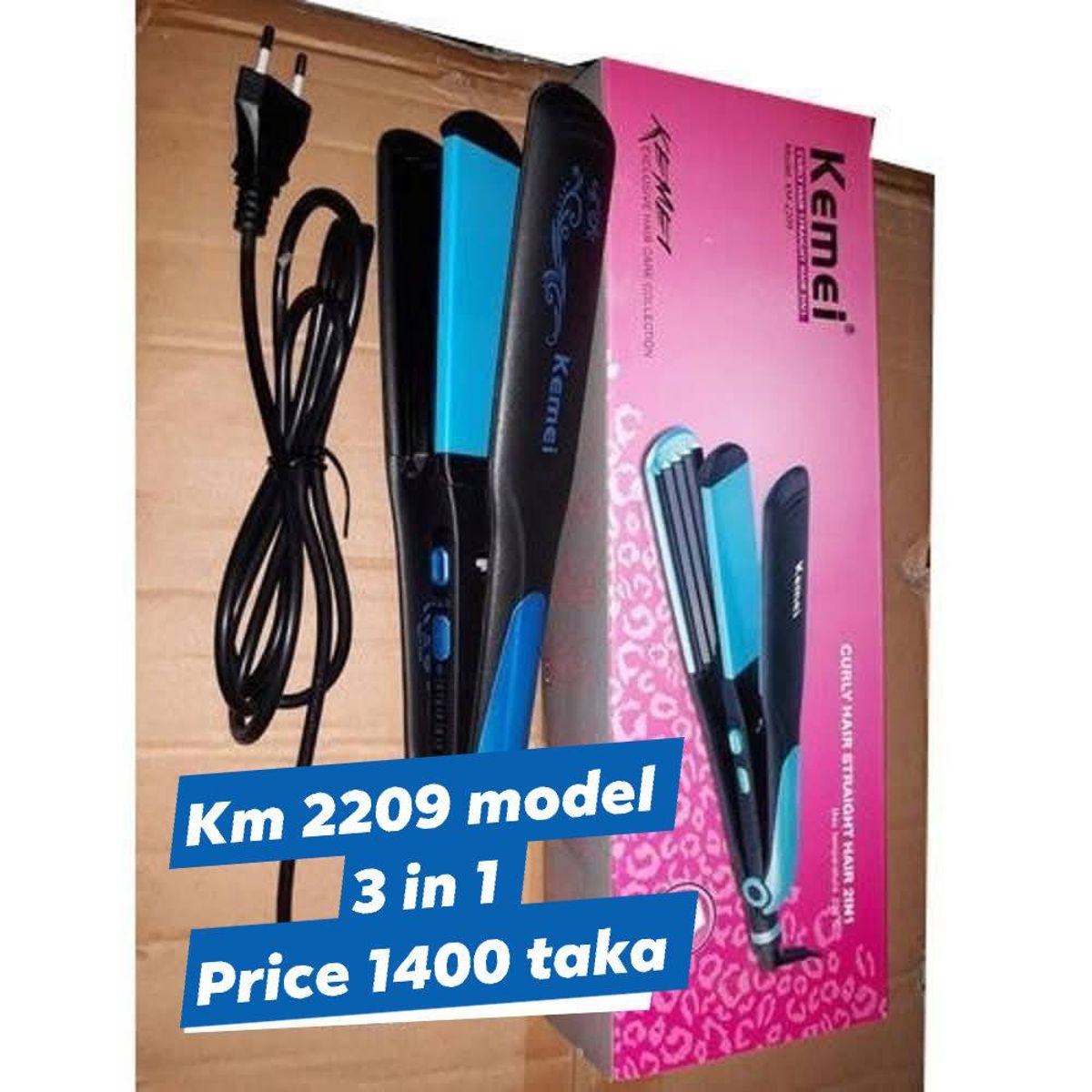 km 2209 Hair Straightener Curler crymper - Image 1