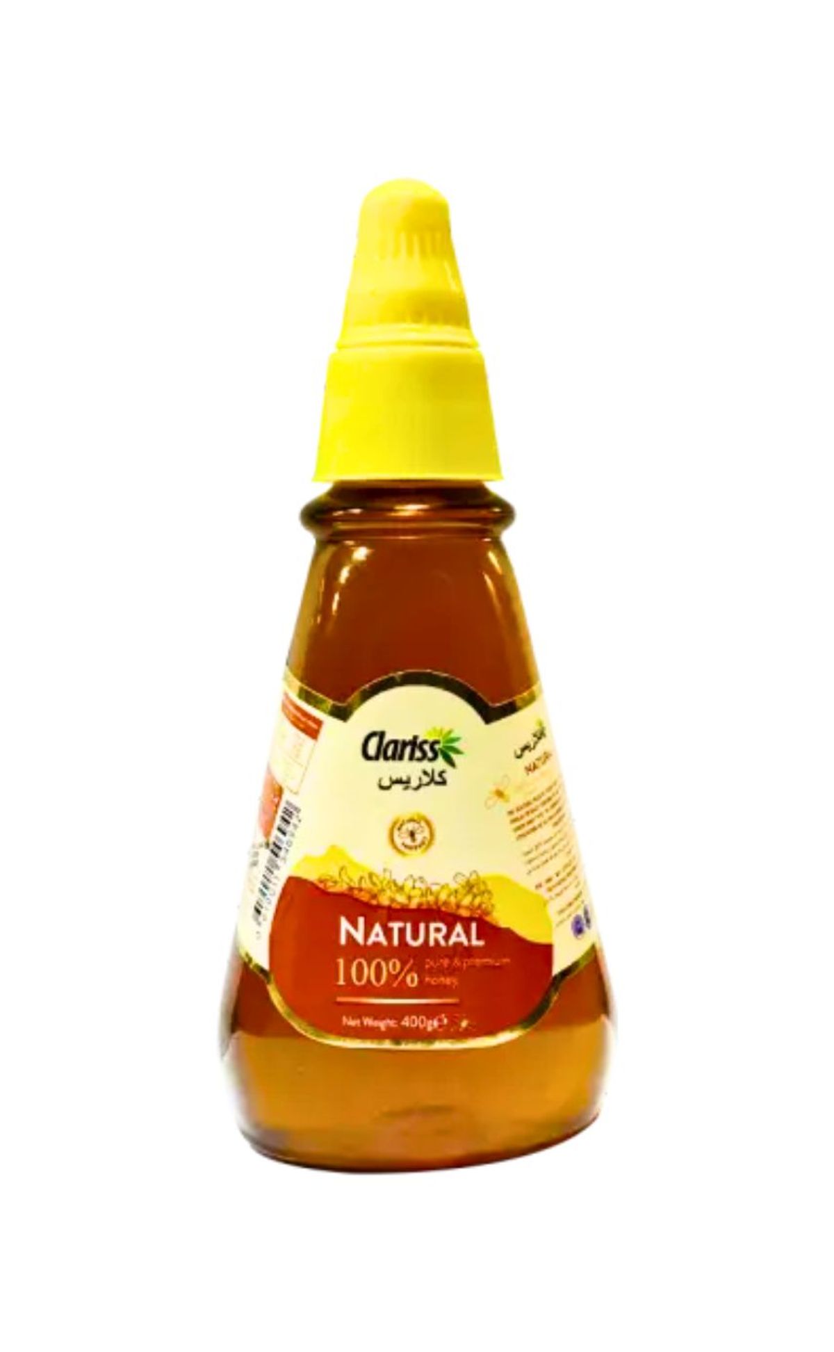 Clariss Natural Honey 400 gm Squeeze Pet Bottle - Image 1