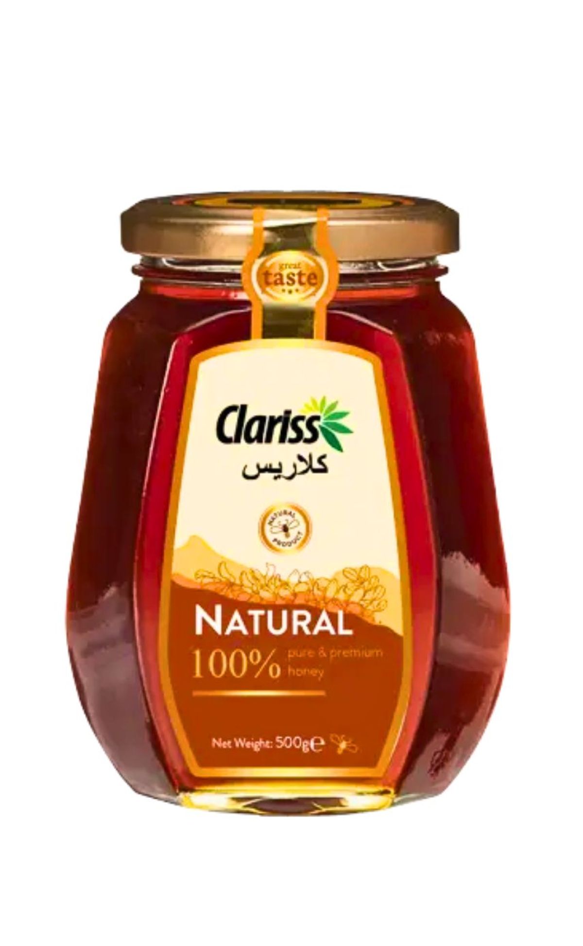 Clariss Natural Honey 500 gm - Image 1