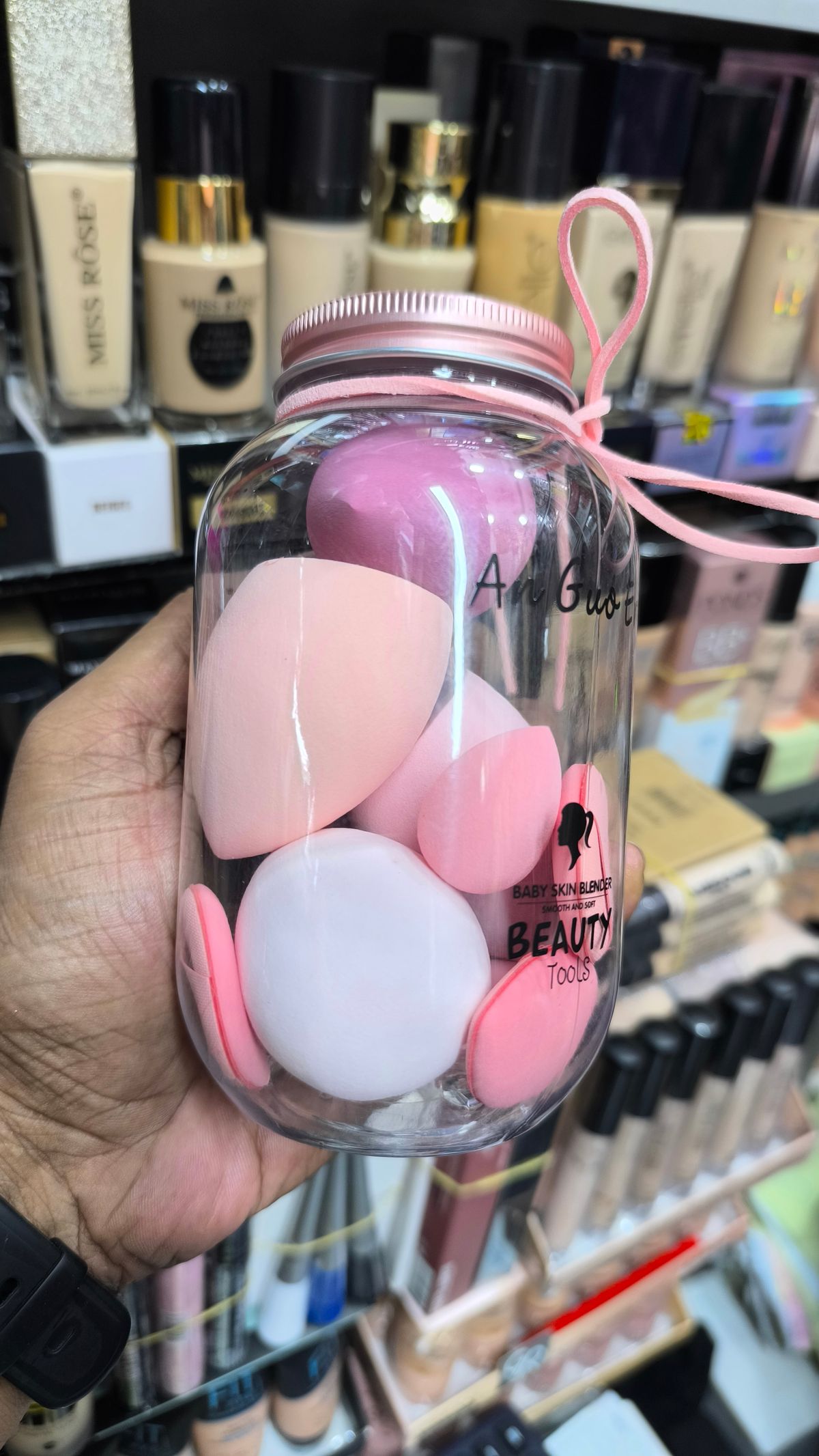 9 piece bottle beauty blender - Image 1