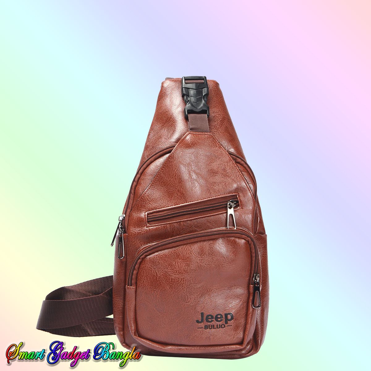 Travel Crossbody Backpack Shoulder Chest Bag Lightweight with Charging Port for Men -Waist Bag - Image 1