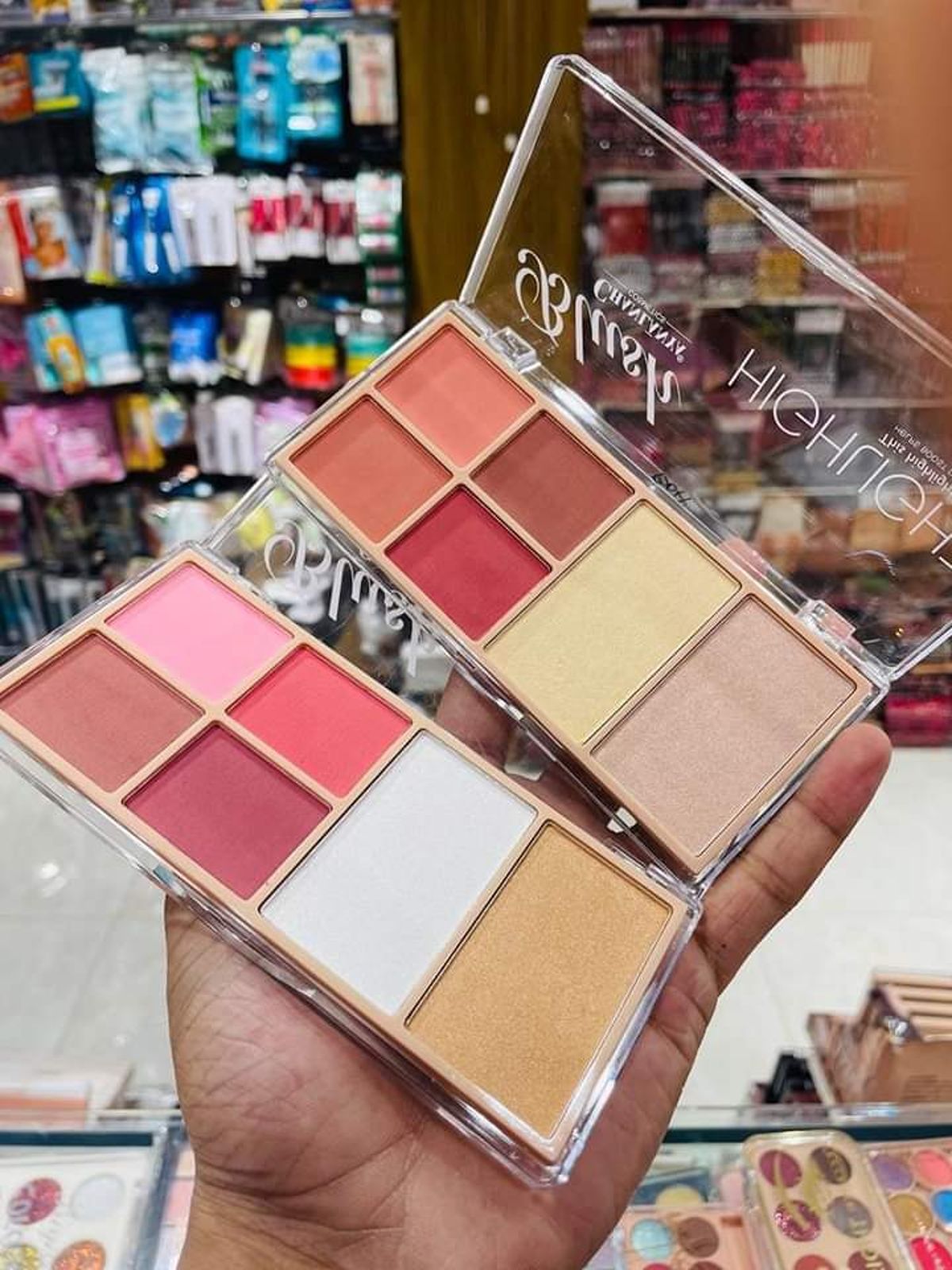chanlanya blush hilighter pallet - Image 1