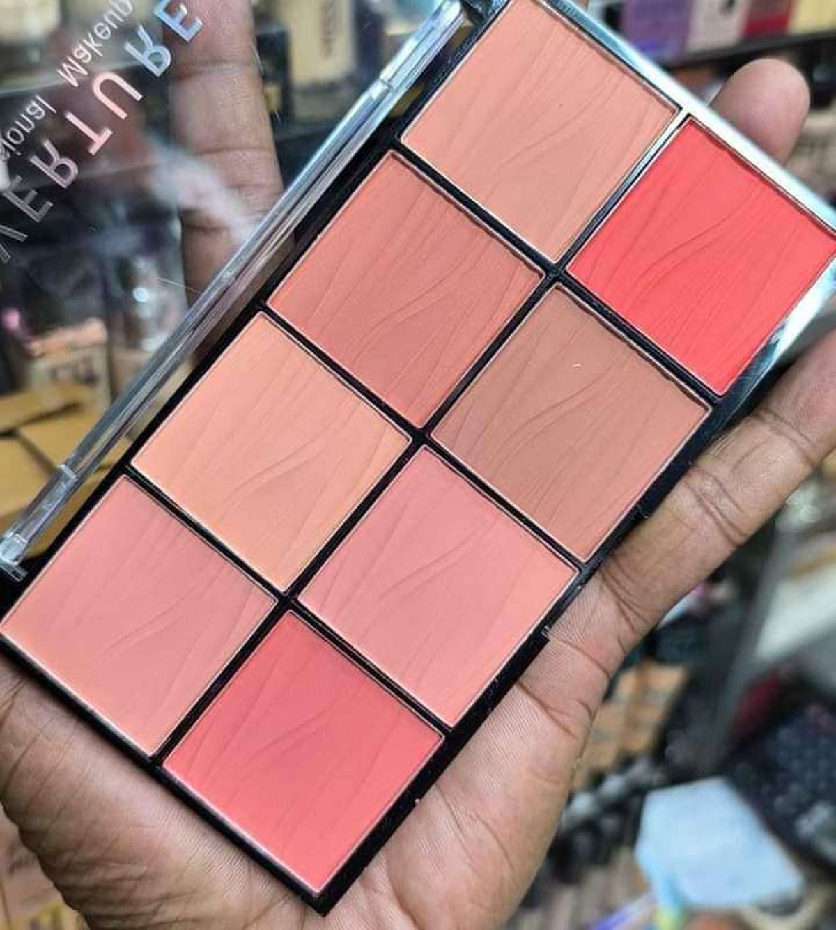 8 colour square shape blush - Image 1