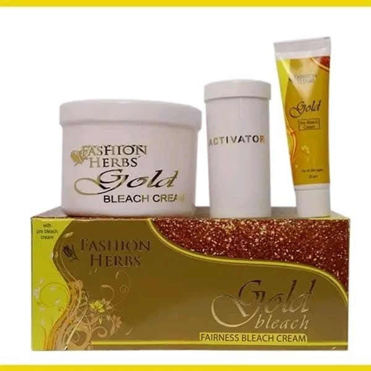 fashion hearbs gold bleach cream - Image 1