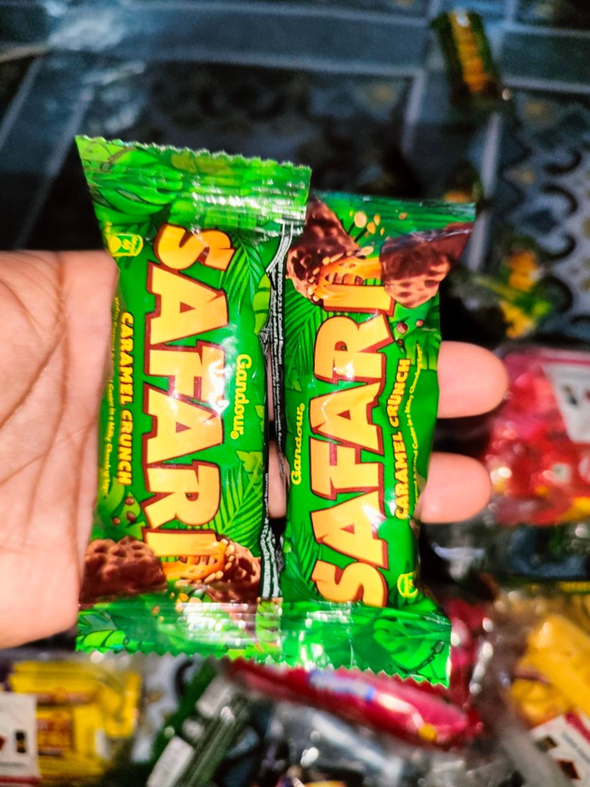 Safari Caramel Rice Crisps Chocolate( 10gm×30pc)Full box indian - Image 1