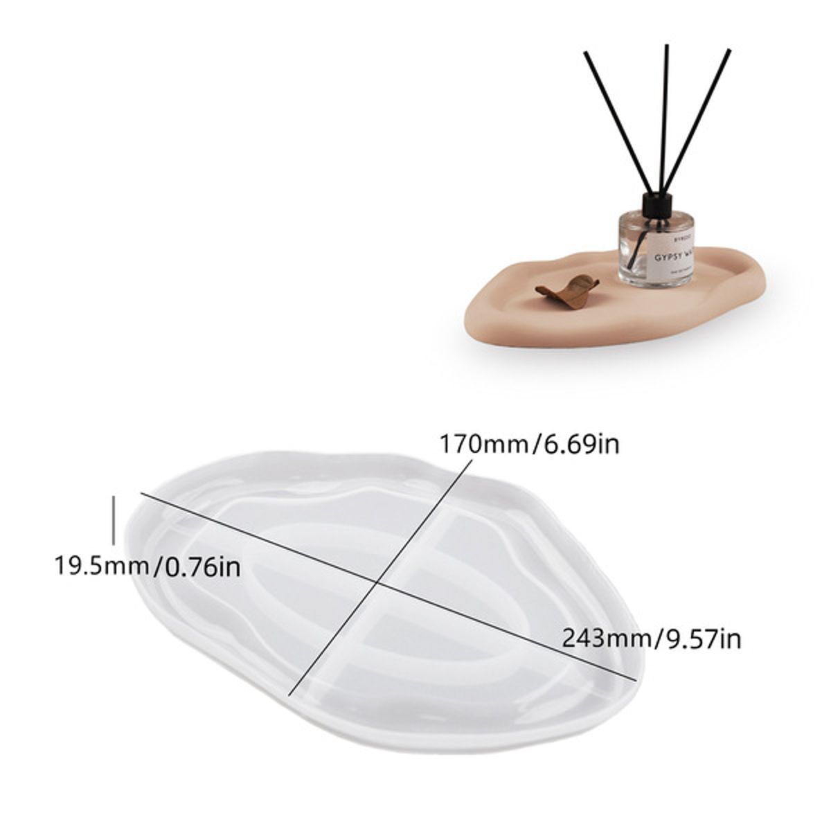 big size cloud tray mold - Image 1