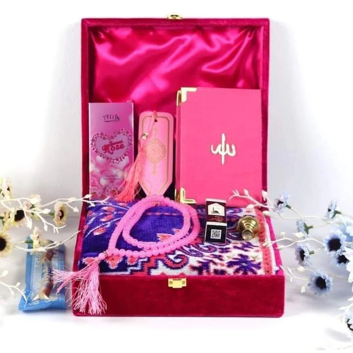 Premium Quran Combo Package - Pink - Image 1