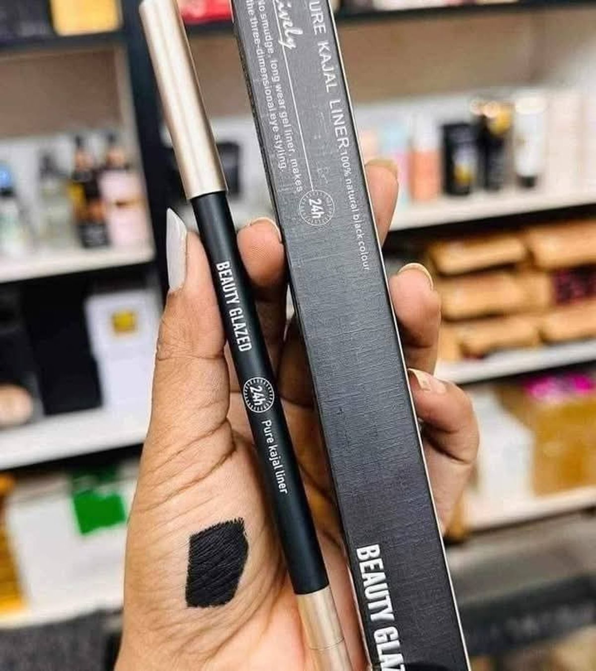 beauty glazed Kajal black - Image 1