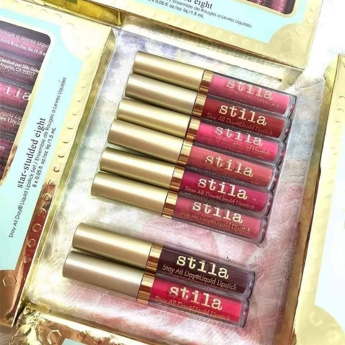 stilla lipstick set 8 piece - Image 1