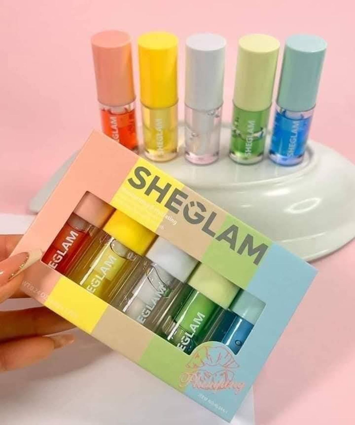 sheglam lip oil 5 piece - Image 1