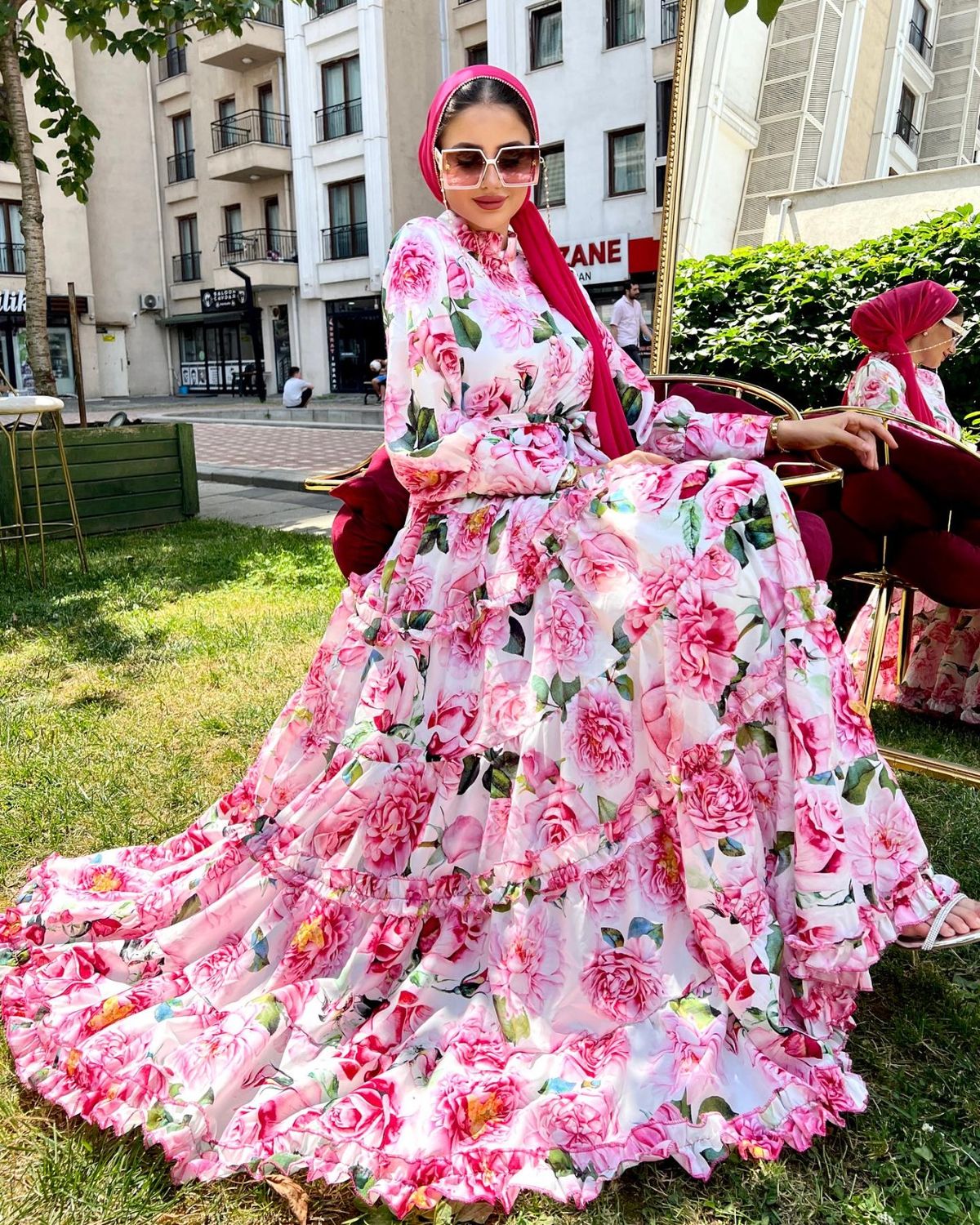 3D Printed Premium Gown with Belt - Image 1