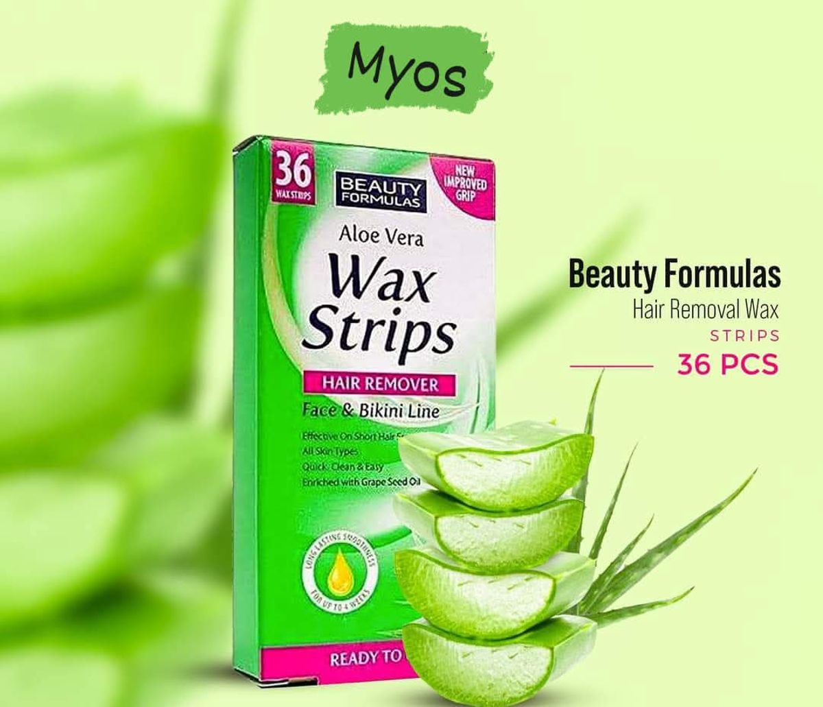 allovera wax strips for face - Image 1
