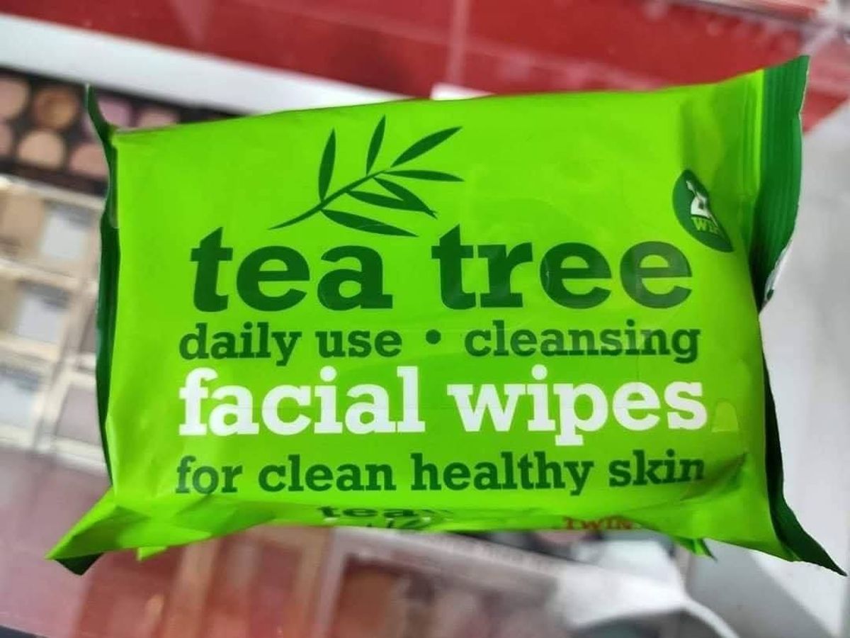 tea tree facial wipes - Image 1
