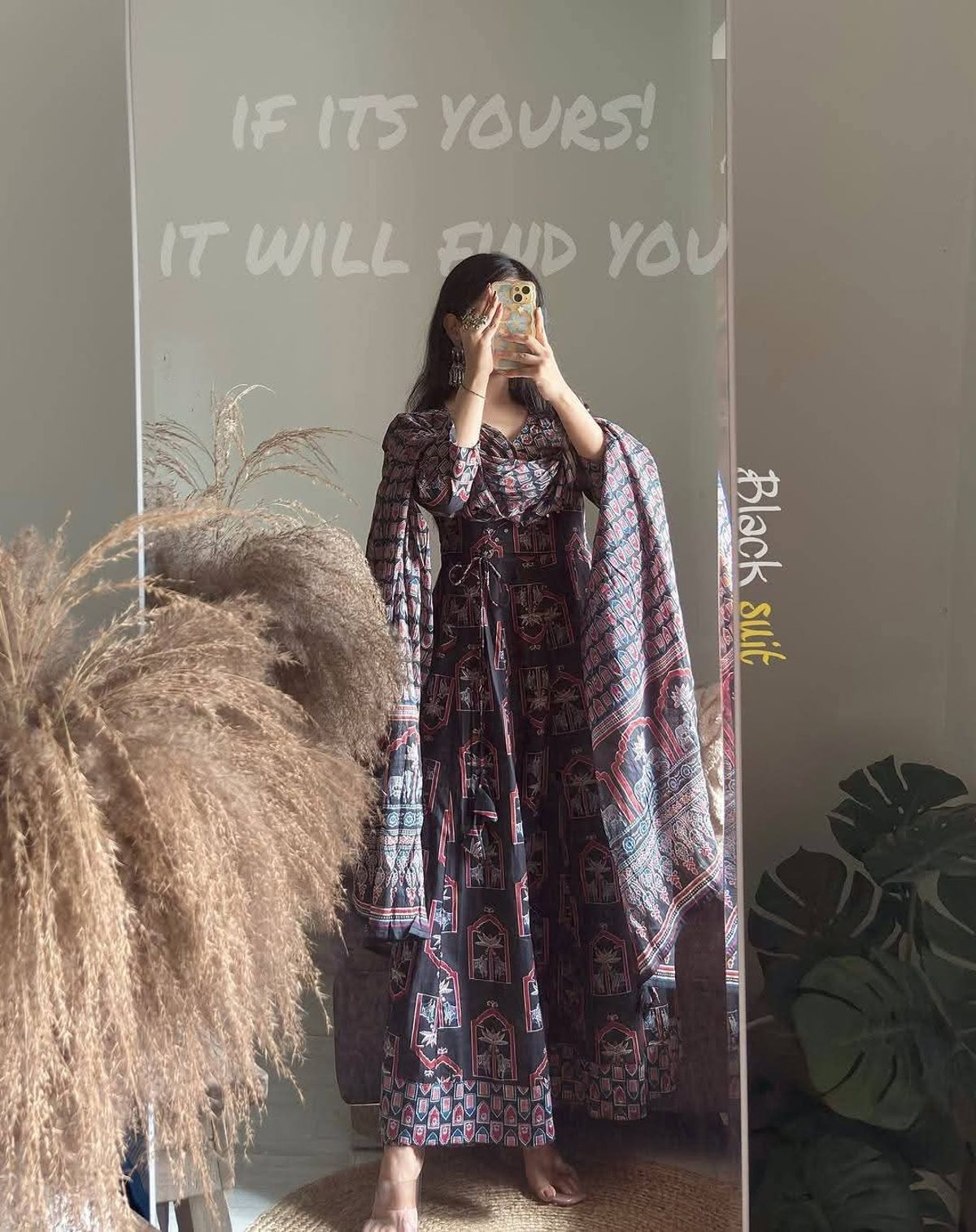 আনারকলি গাউন থ্রি-পিস সেট - Image 1