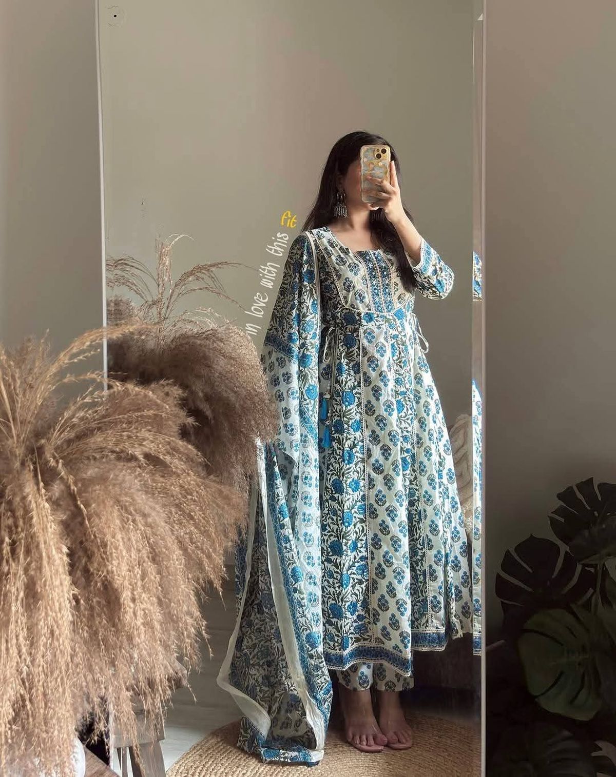 আনারকলি গাউন থ্রি-পিস সেট - Image 1