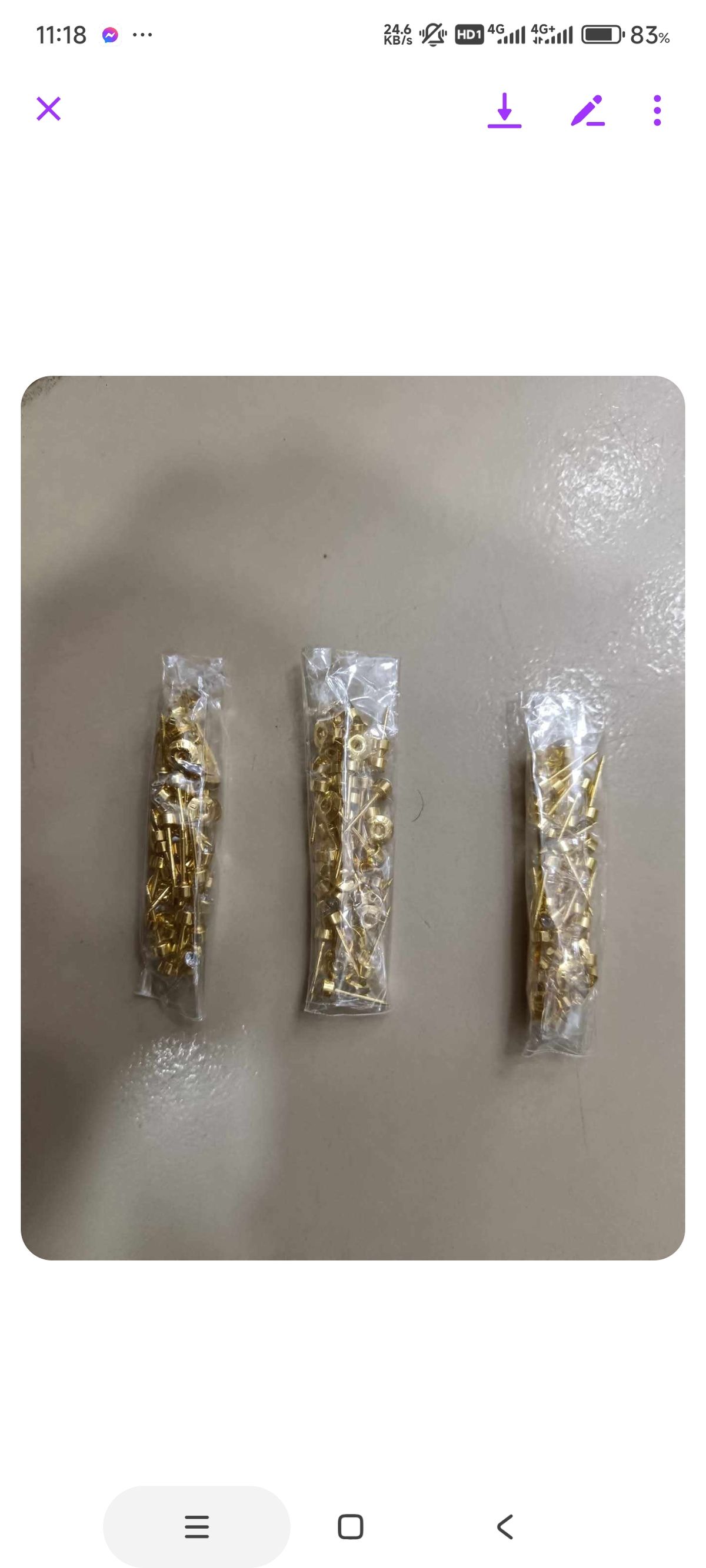 eir / nose pin 1 packet - Image 1