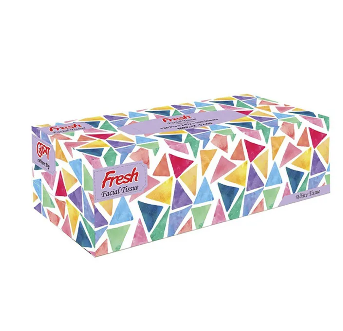 Fresh Facial White Tissue (100 Pcs x 2 Ply) - Image 1