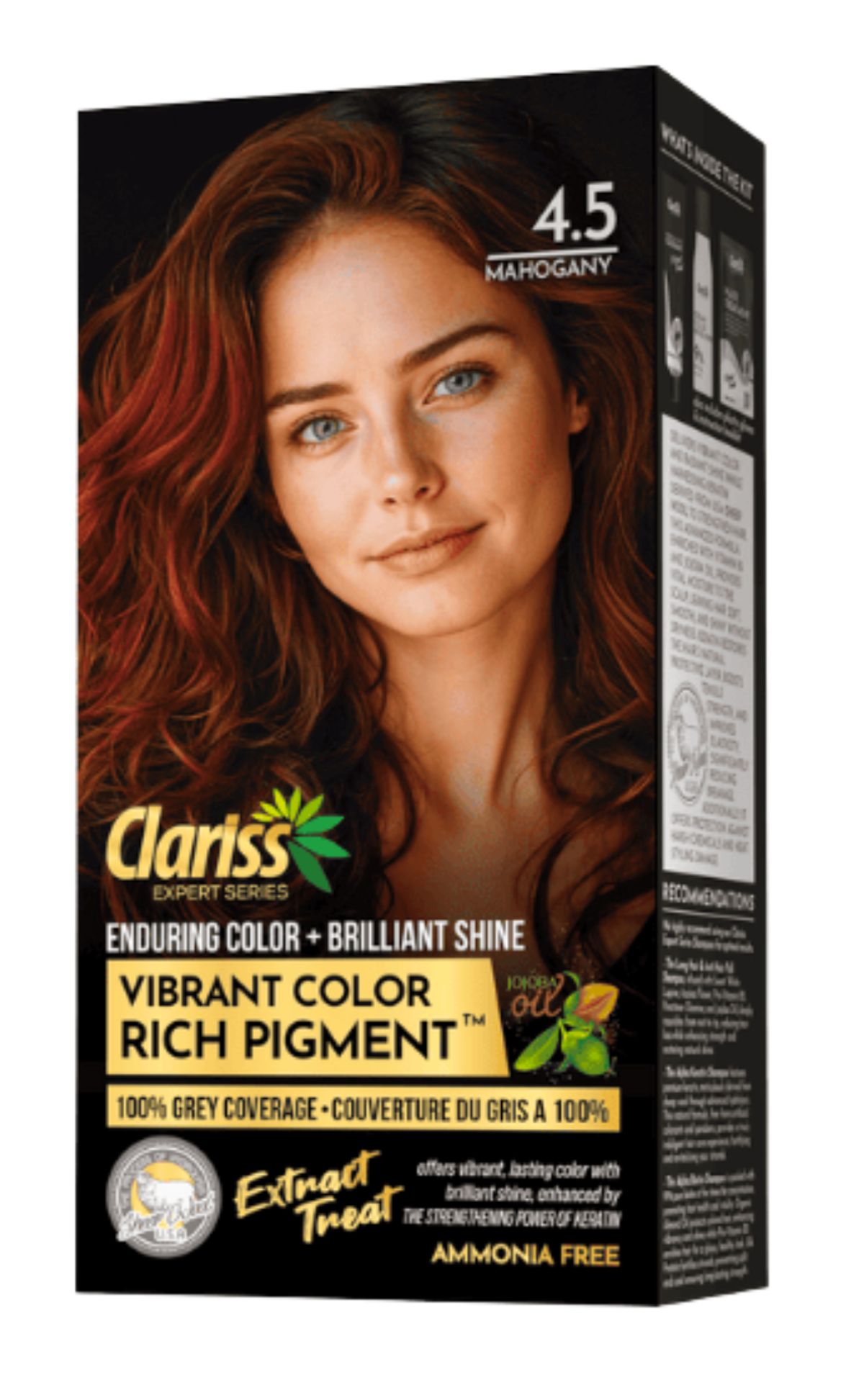 Clariss Hair Color 4.5 Mahogany - Image 1