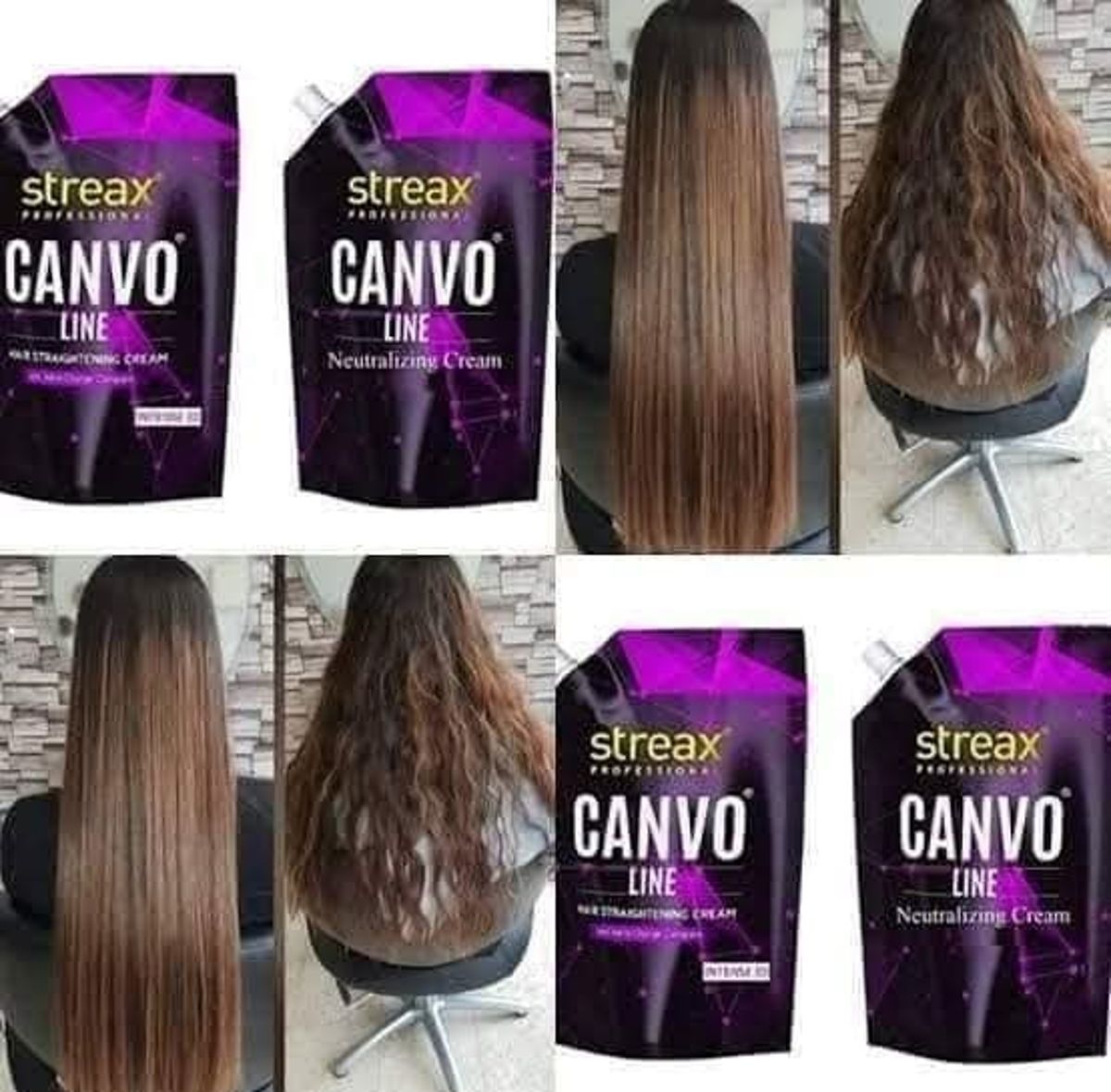 Streax Canvo Line Straightening Cream & Neutralizing Cream Set - Image 1