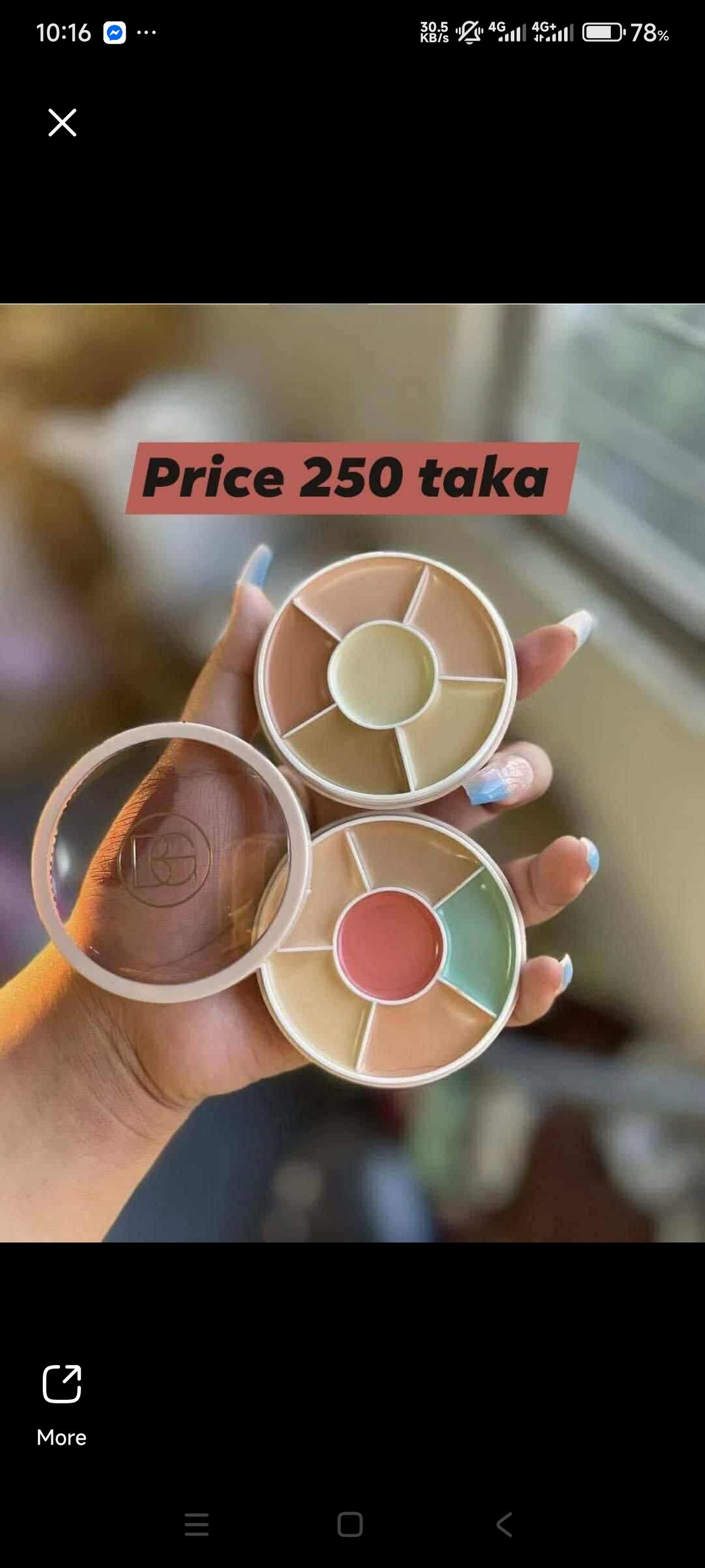 beauty glazed 6 colour concealer - Image 1