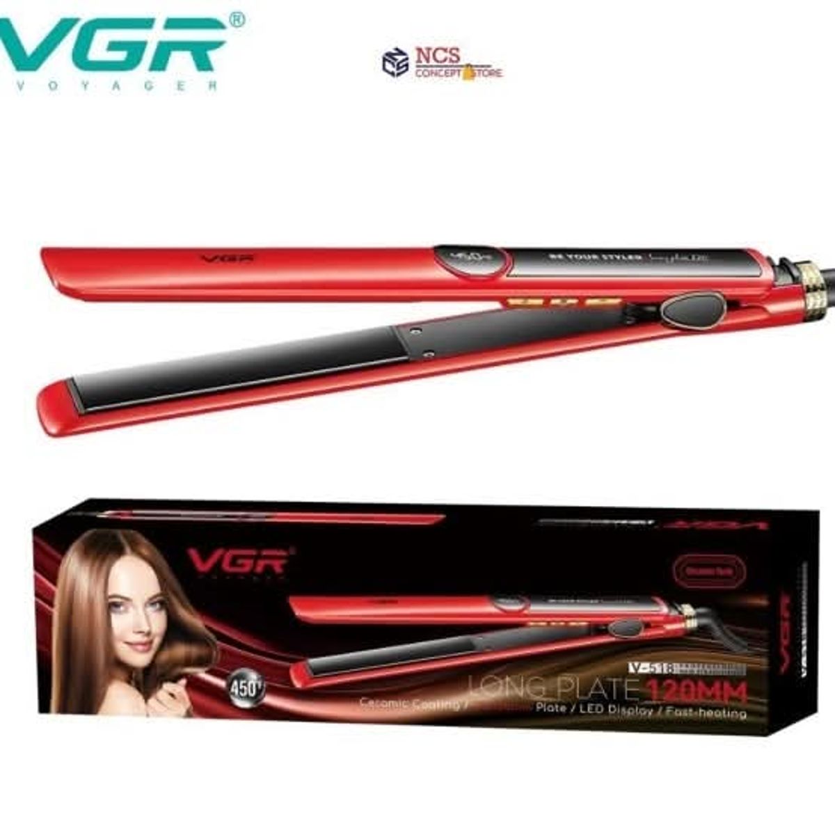 VGR Hair Straightener (V-518 model) - Image 1