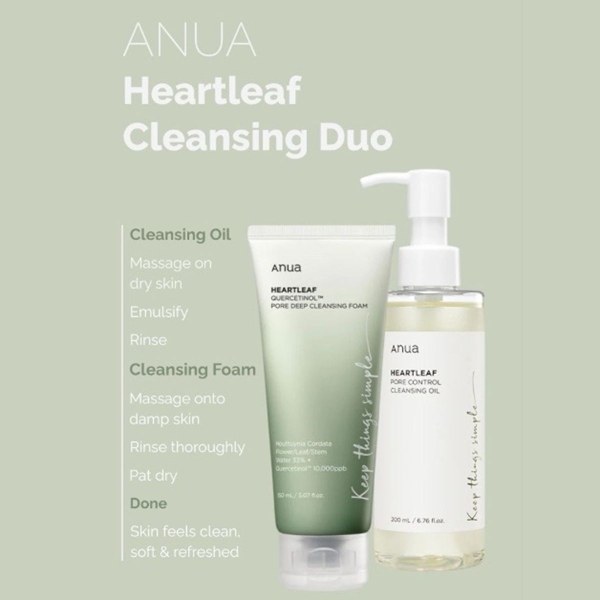 Anua Heartleaf Double-Cleanse Power - Image 1