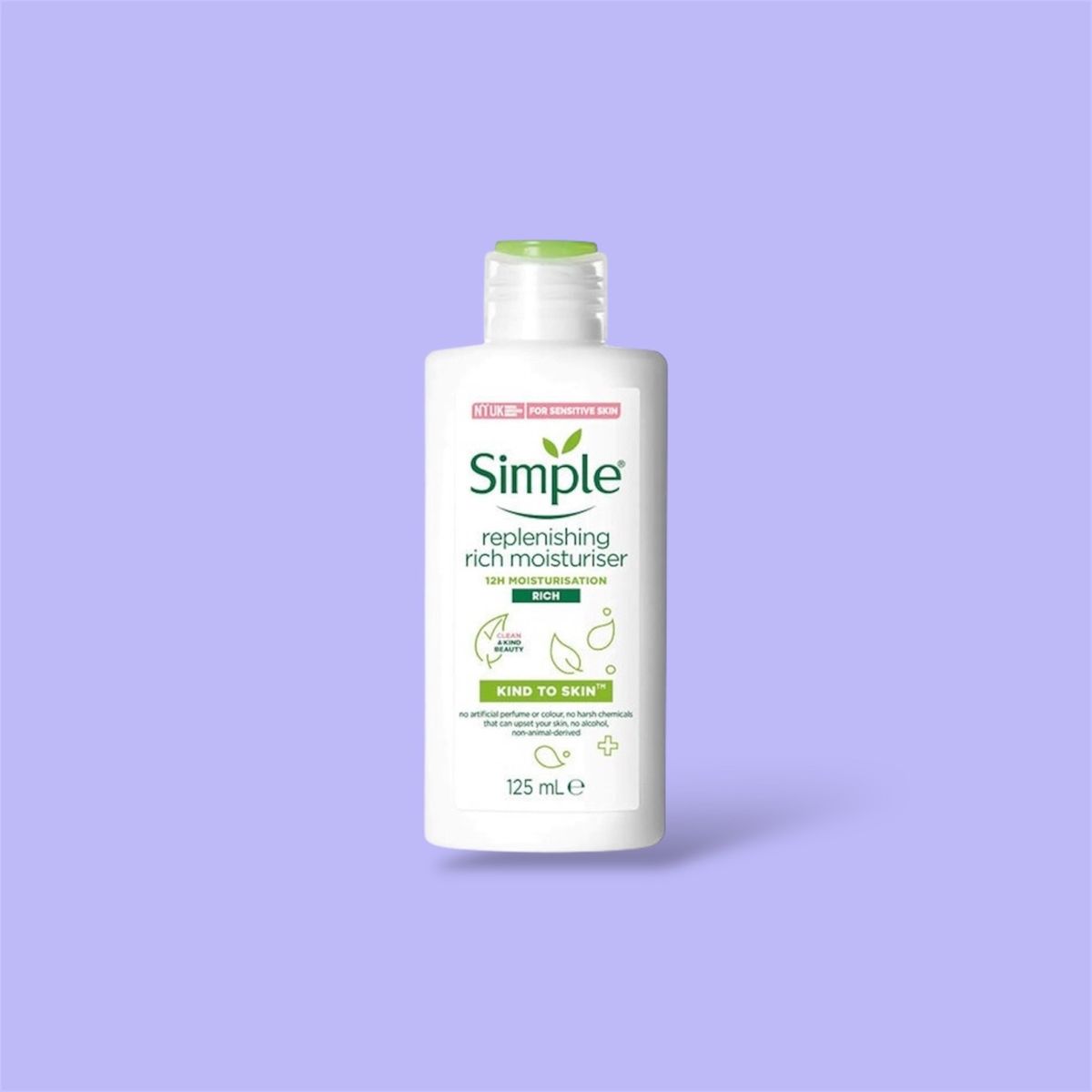 SIMPLE Kind To Skin Replenishing Rich Moisturiser 125ml - Image 1