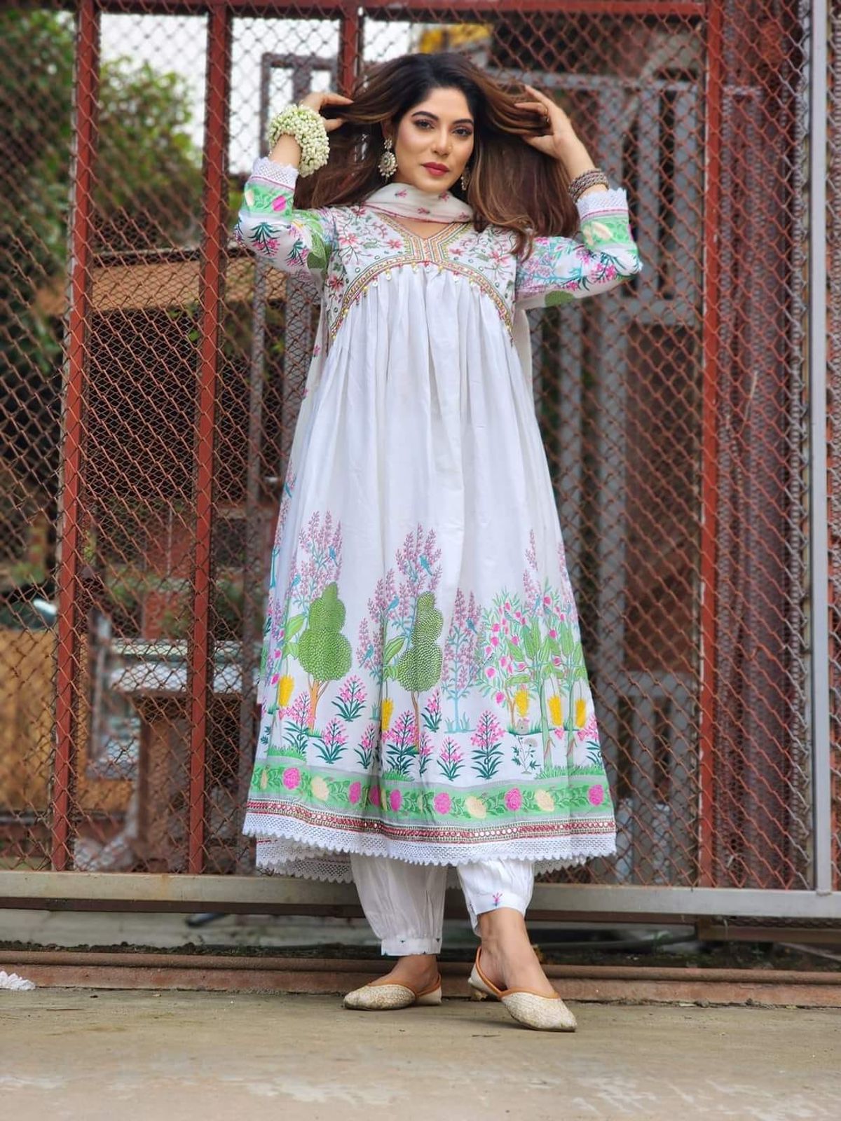 আফগানি কাবলি গ্রাউন থ্রি পিস - Image 1