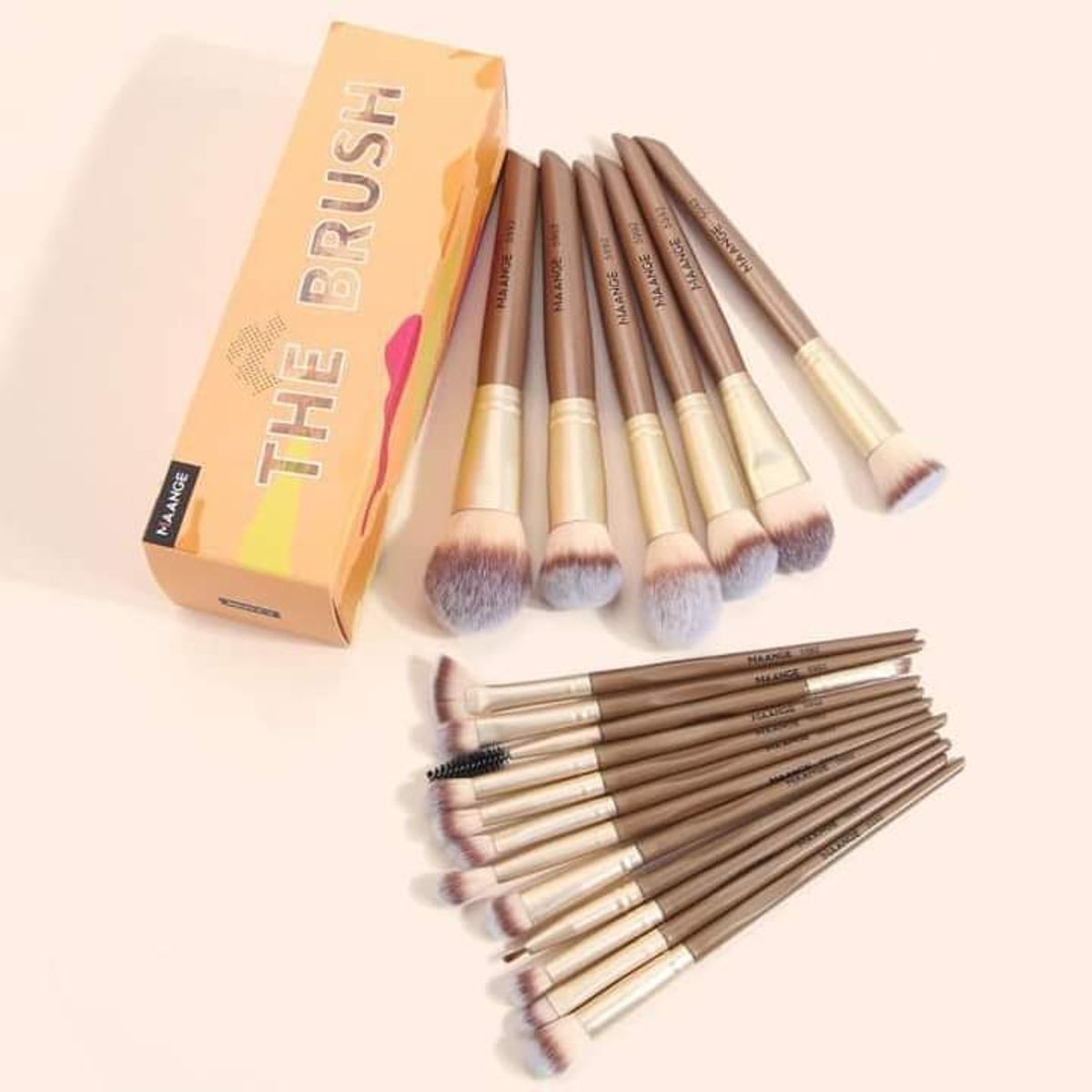 mangee the brush 18 piece (golden) - Image 1