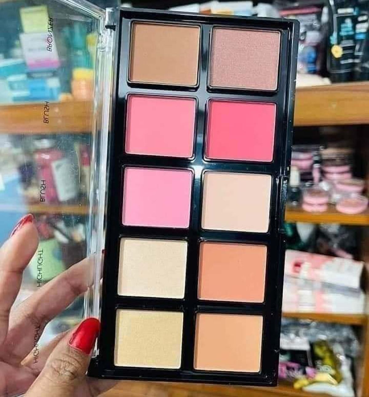 chanlanya blush hilighter 10 colour - Image 1