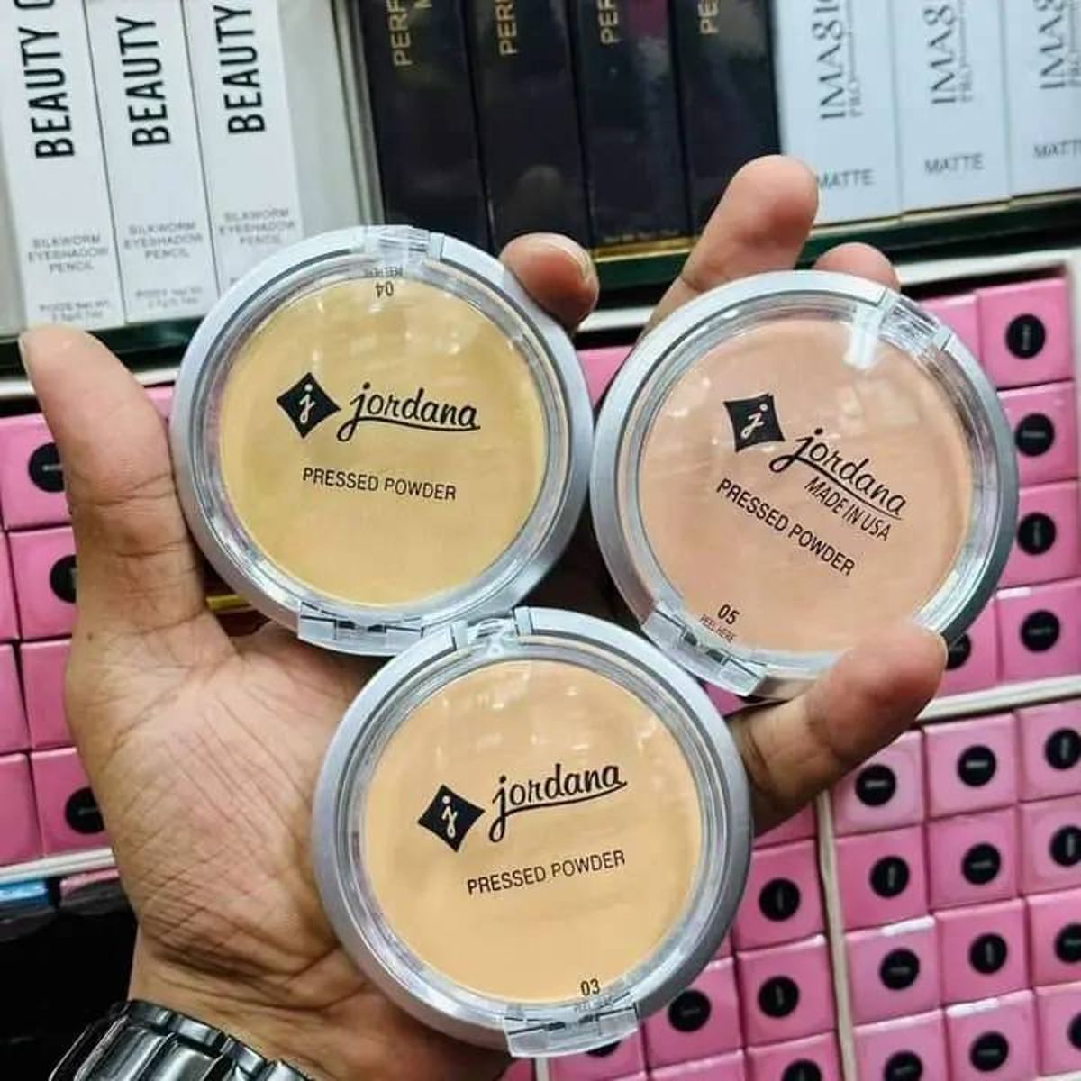Jordana face powder shade 1/2/3/4 - Image 1