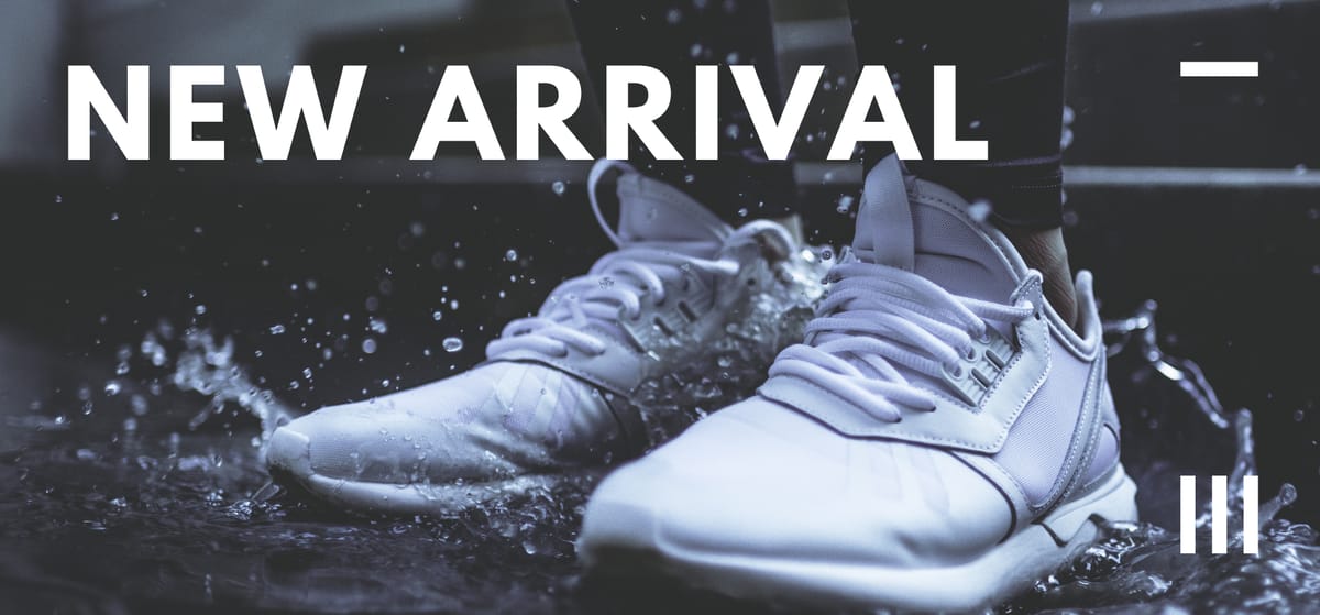 New arrival banner