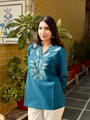 Trendy Embroidery Short Kamiz (1 piece)_img_2