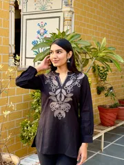 Trendy Embroidery Short Kamiz (1 piece)_img_1