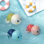Children's Bath Shower Toy: Battery-Free Wind-Up Little Turtle - Safe and Colorful Floating Water Toy for Kids_img_1