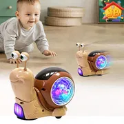 Musical Crawling Snail Toy – Interactive Sensory Light-Up Toy for Babies & Toddlers_img_0