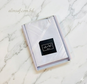 Premium Quality Solid White Rumal / Shemagh in Gift Box_img_0