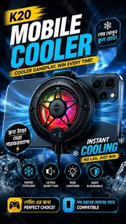 K20 Mobile Phone Cooler – Magnetic Gaming Cooling Fan_img_0