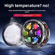 K21 Mobile Phone PUBG/Free Fire Game Cooler Magnetic Fast Cooling Radiator 2 in 1 Semiconductor Freeze Cool Heat Sink Universal_img_1