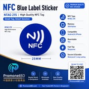NFC Blue Sticker- NTAG 215_img_1